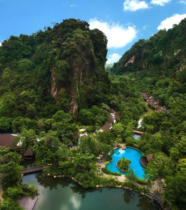 The Banjaran Hotsprings Retreat aerial view