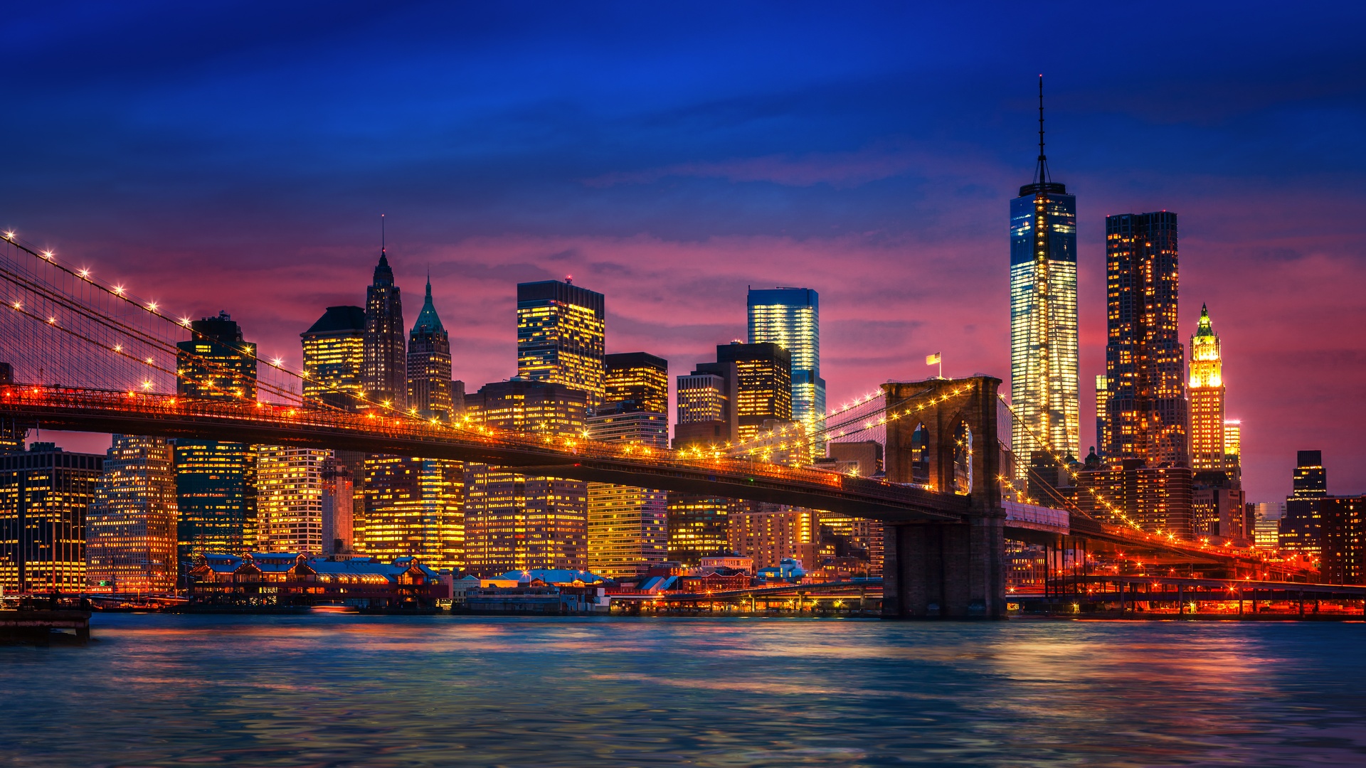Iconic Brooklyn Bridge