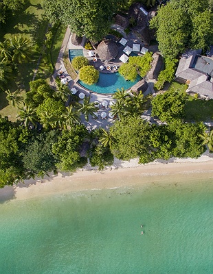 Constance Ephelia Seychelles beach view