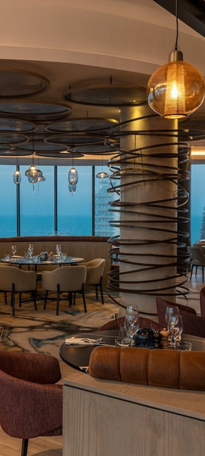 the interior of the FireLake Grill House & Cocktail Bar located within the Radisson Blu Hotel, Durban Umhlanga