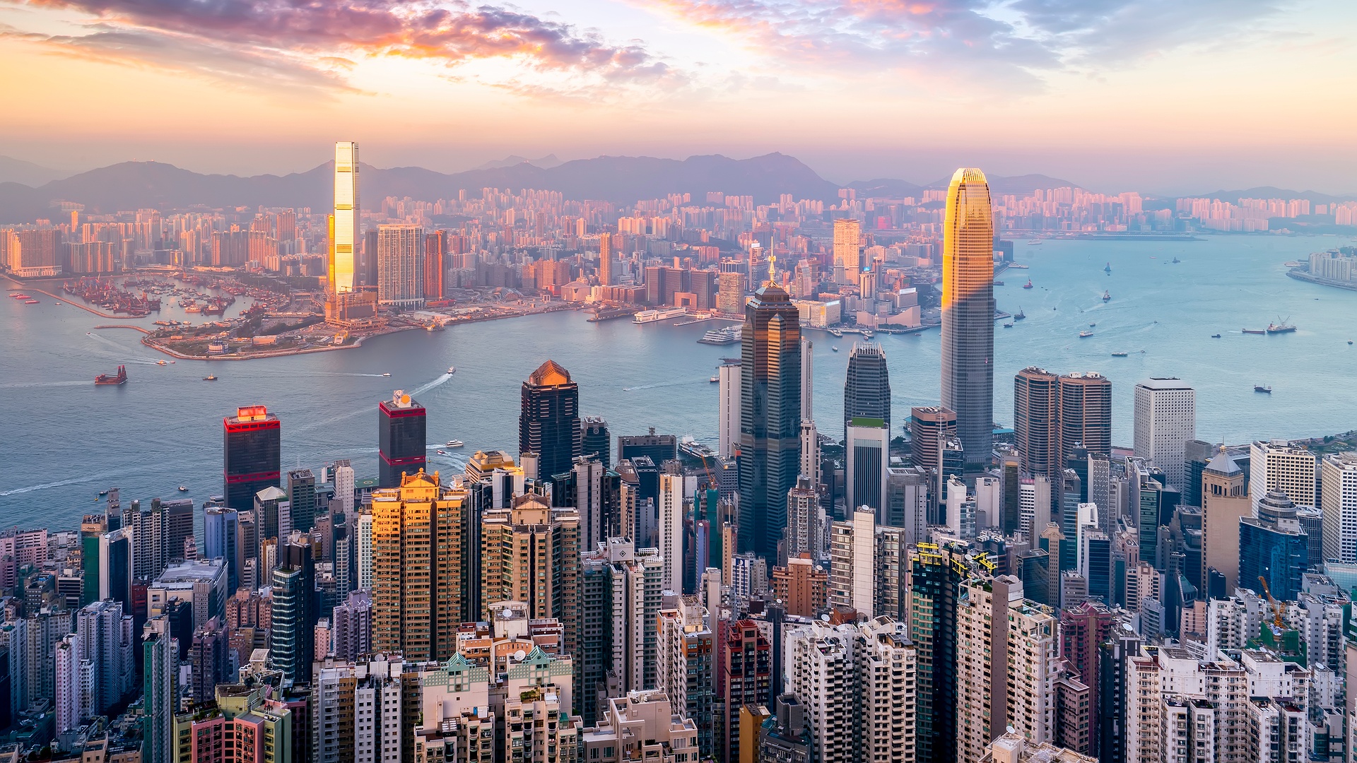 Skyline of Hong Kong