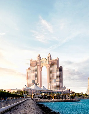 Rixos Marina Abu Dhabi pool view