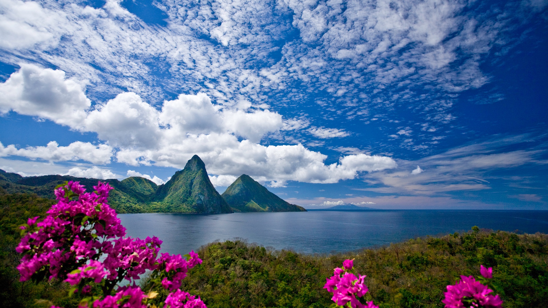 Gros Piton and Petit Piton in Saint Lucia
