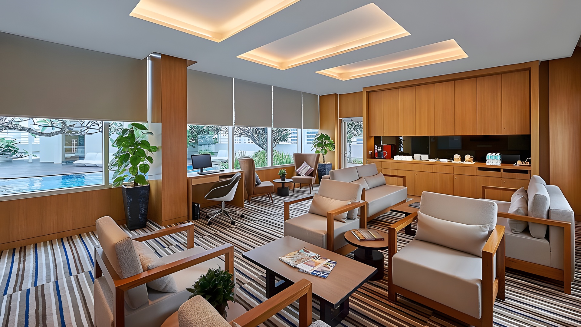 the Resident Lounge at the Oasia Suites Kuala Lumpur by Far East Hospitality