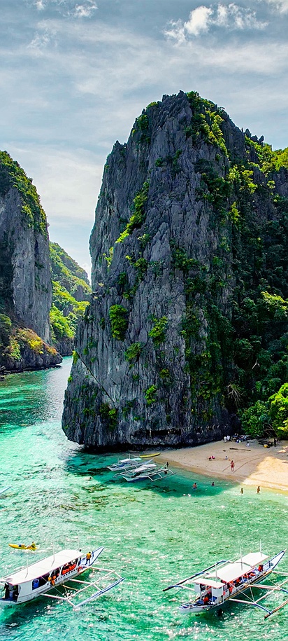 View of El nido Philippines