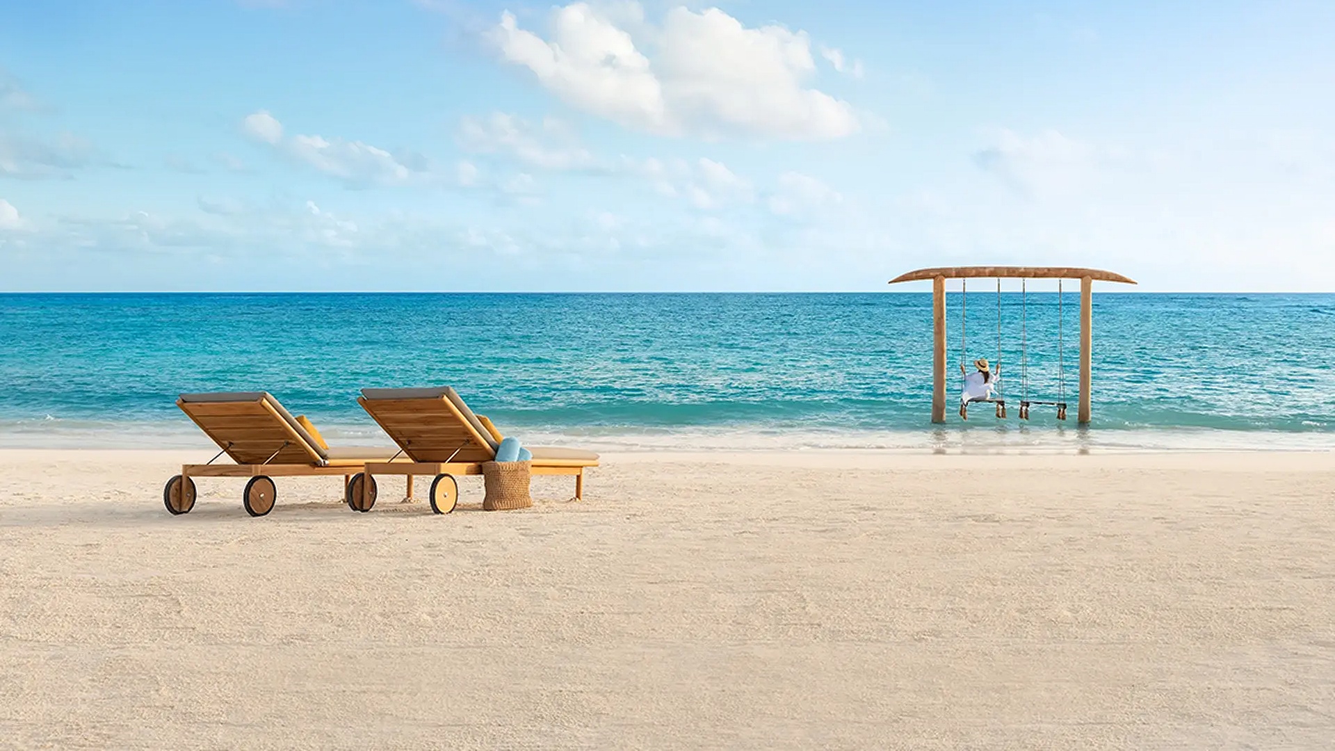 Hilton Maldives Amingiri Resort & Spa beach view