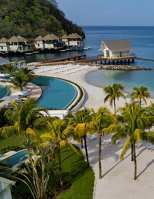 Aerial view of Sandals Saint Vincent and the Grenadines