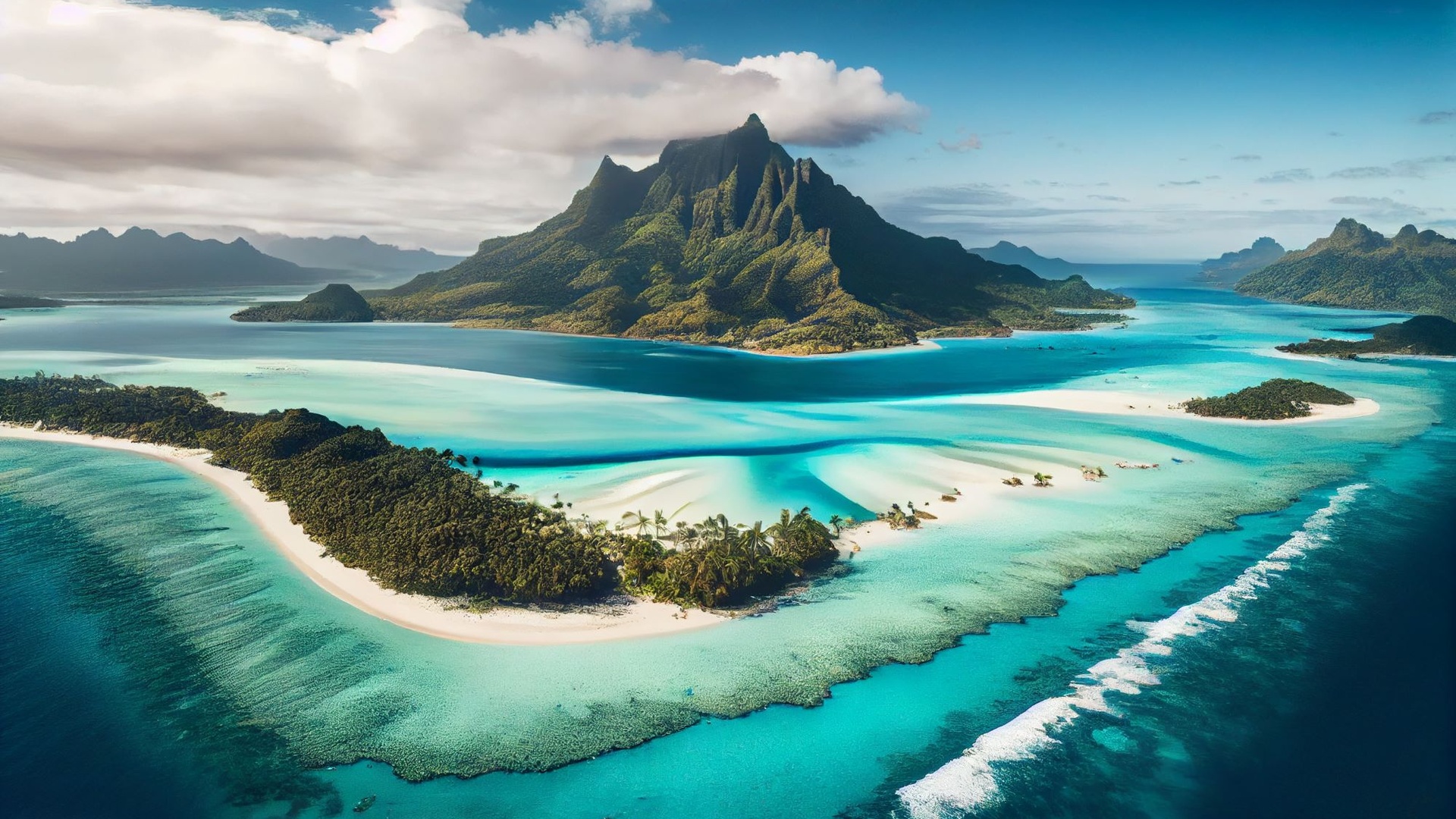 South Pacific island in French Polynesia