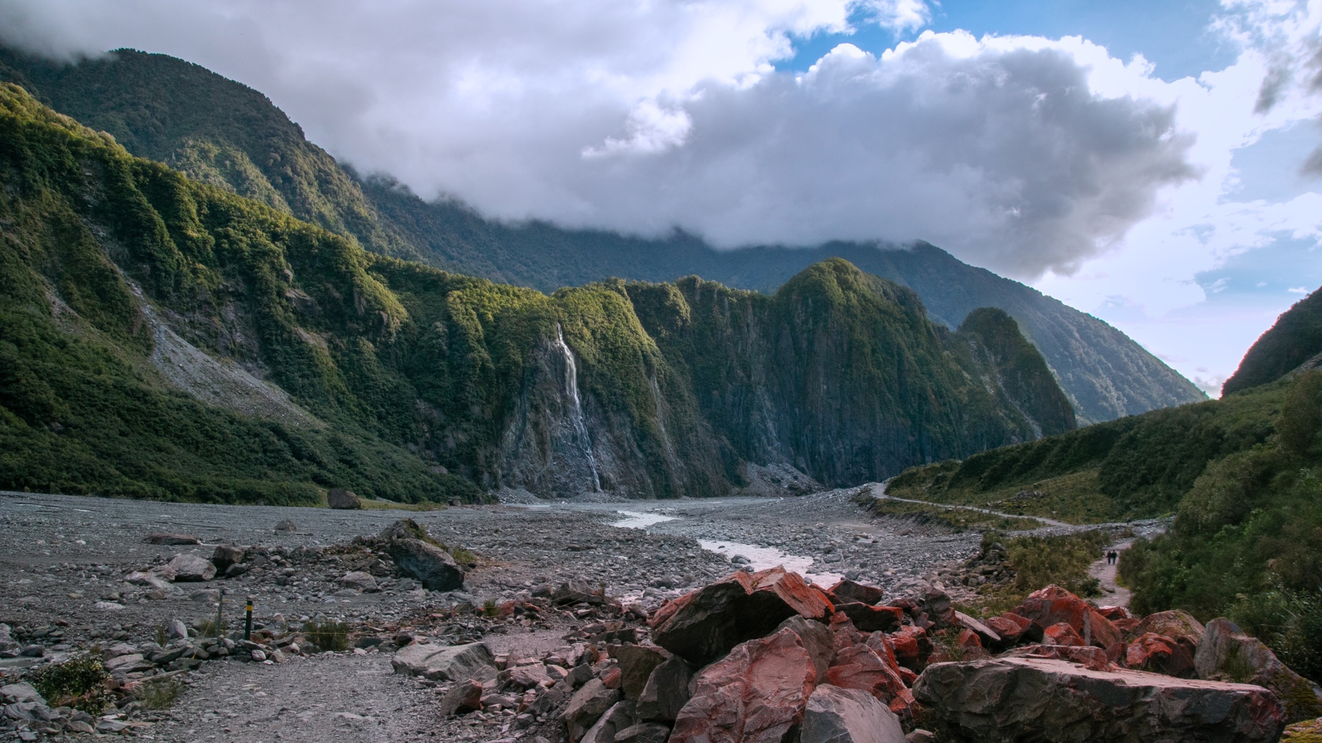 Fox Glacier of New Zealand