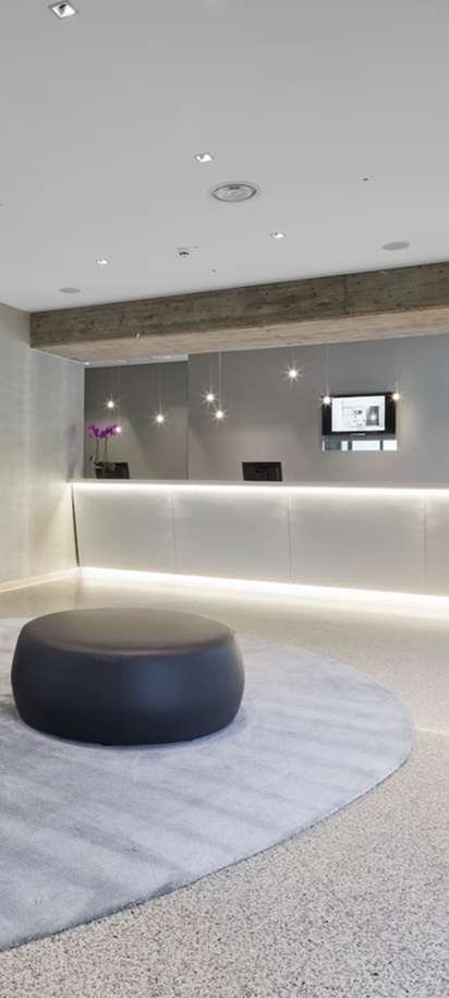 lobby of the NH Milano Congress Centre