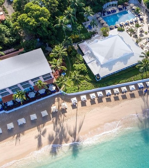 Fairmont Royal Pavilion aerial view