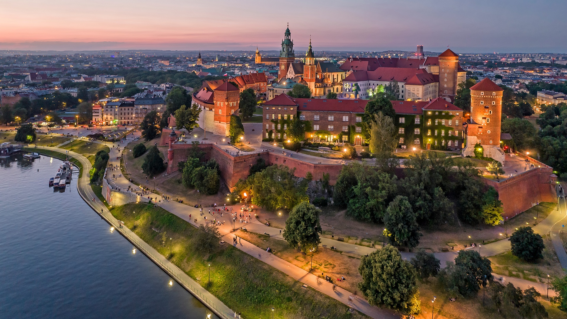 Cathedral complex in Krakow, Poland