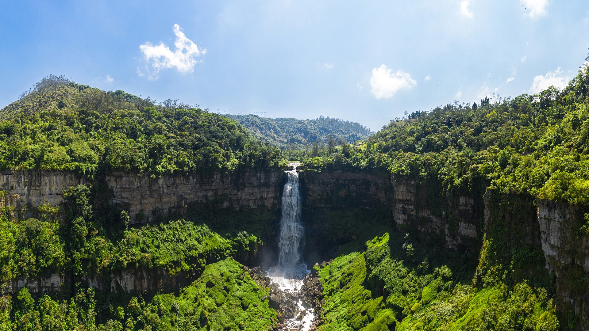 the Tequendama Falls (Salto del Tequendama) in Colombia