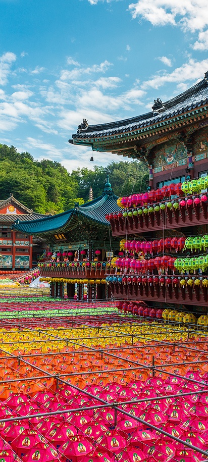Samgwangsa Temple in South Korea