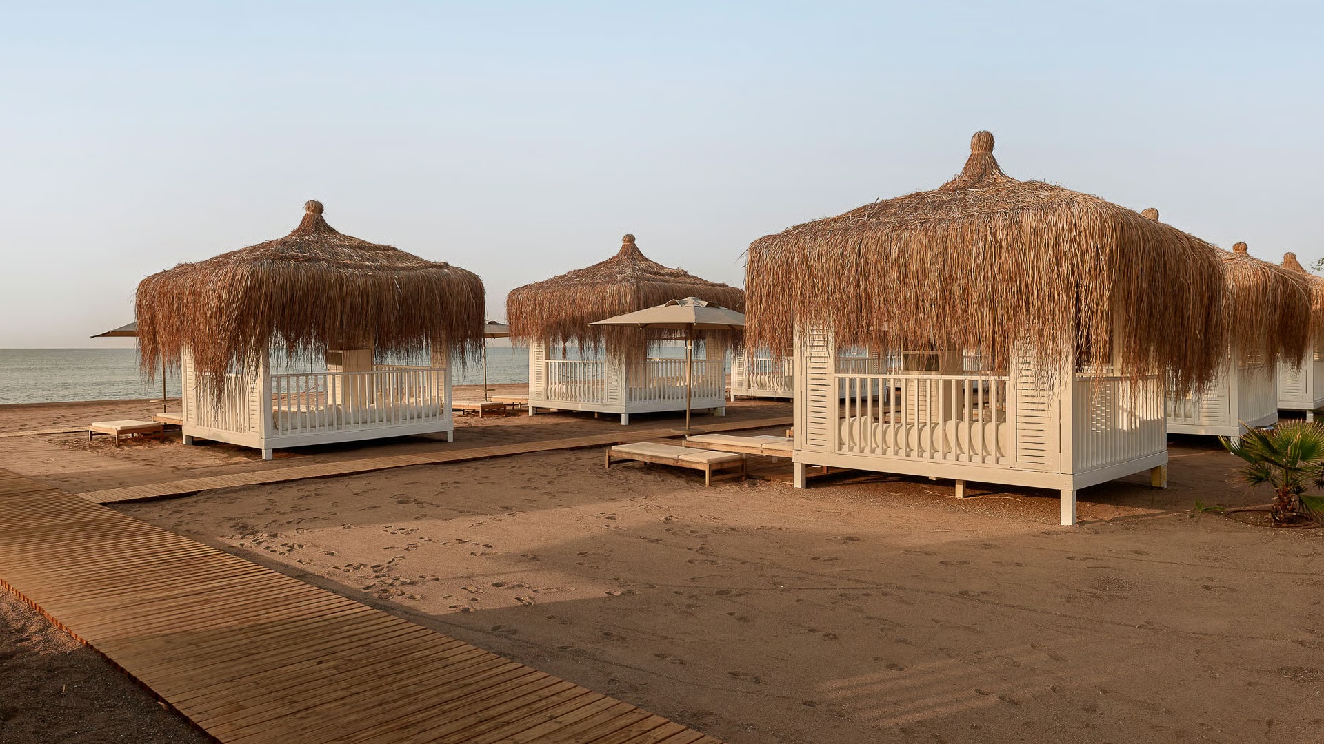 Beach gazebos at the Lara Barut Collection