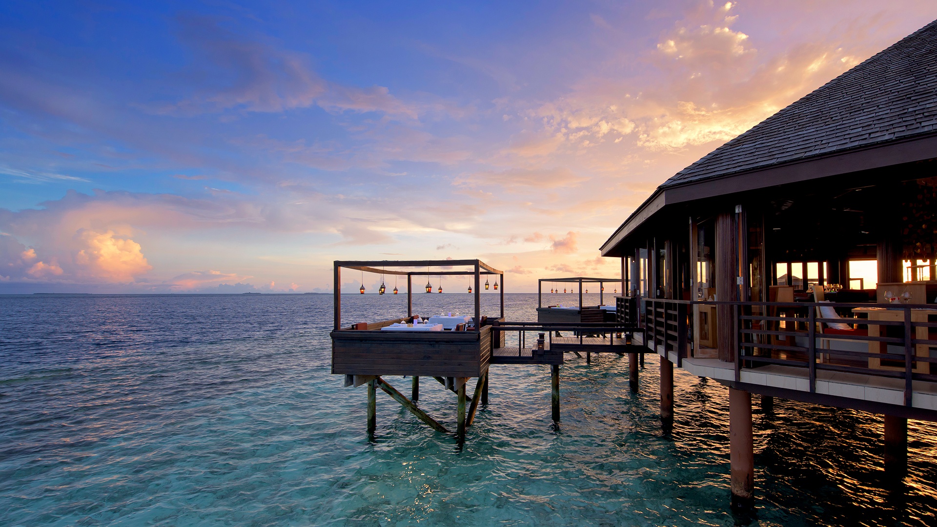 scenic view of the Lily Beach Resort & Spa