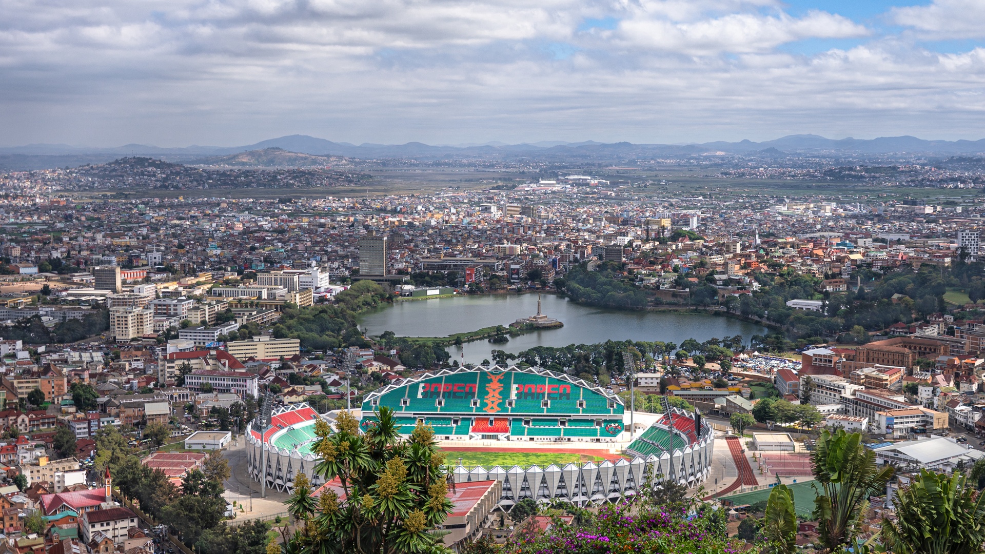 panoramic view of the Mahamasina Municipal Stadium