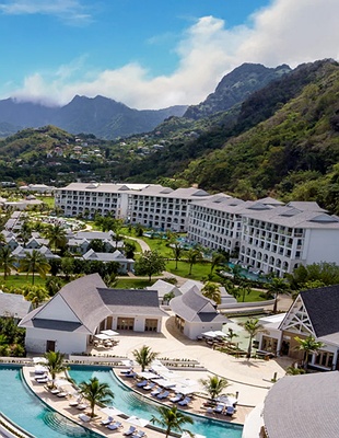 Aerial view of Sandals Saint Vincent and the Grenadines