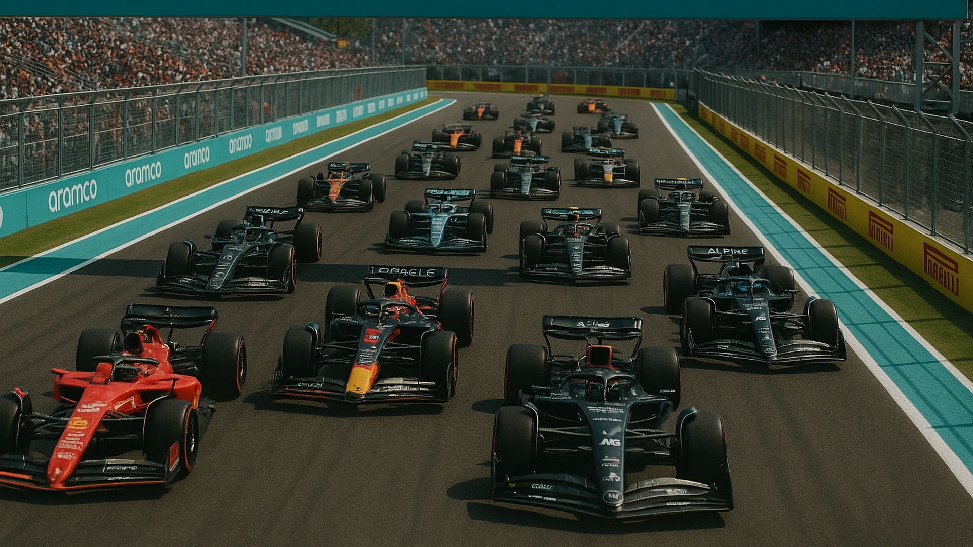 Miami Grand Prix car racing
