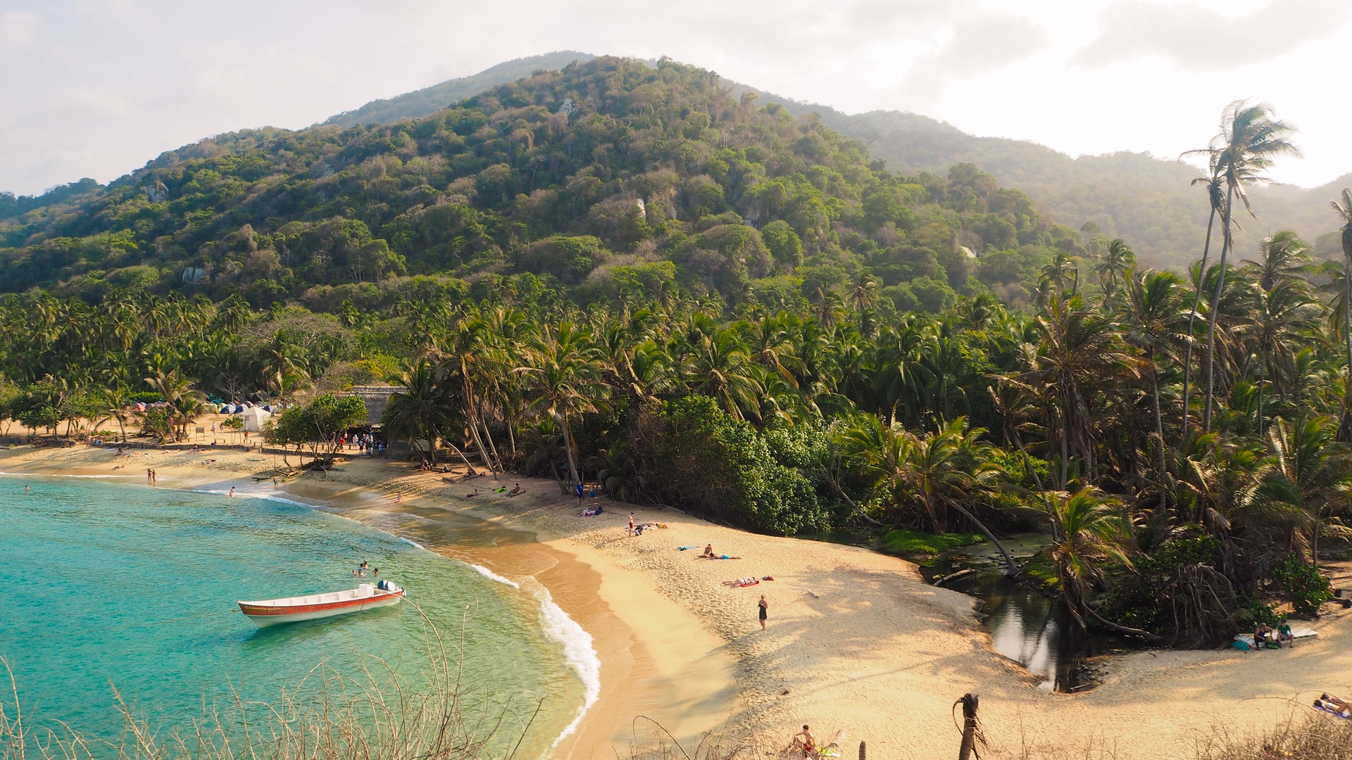 Tayrona National Park (Parque Nacional Natural Tayrona) on the Caribbean coast of Colombia
