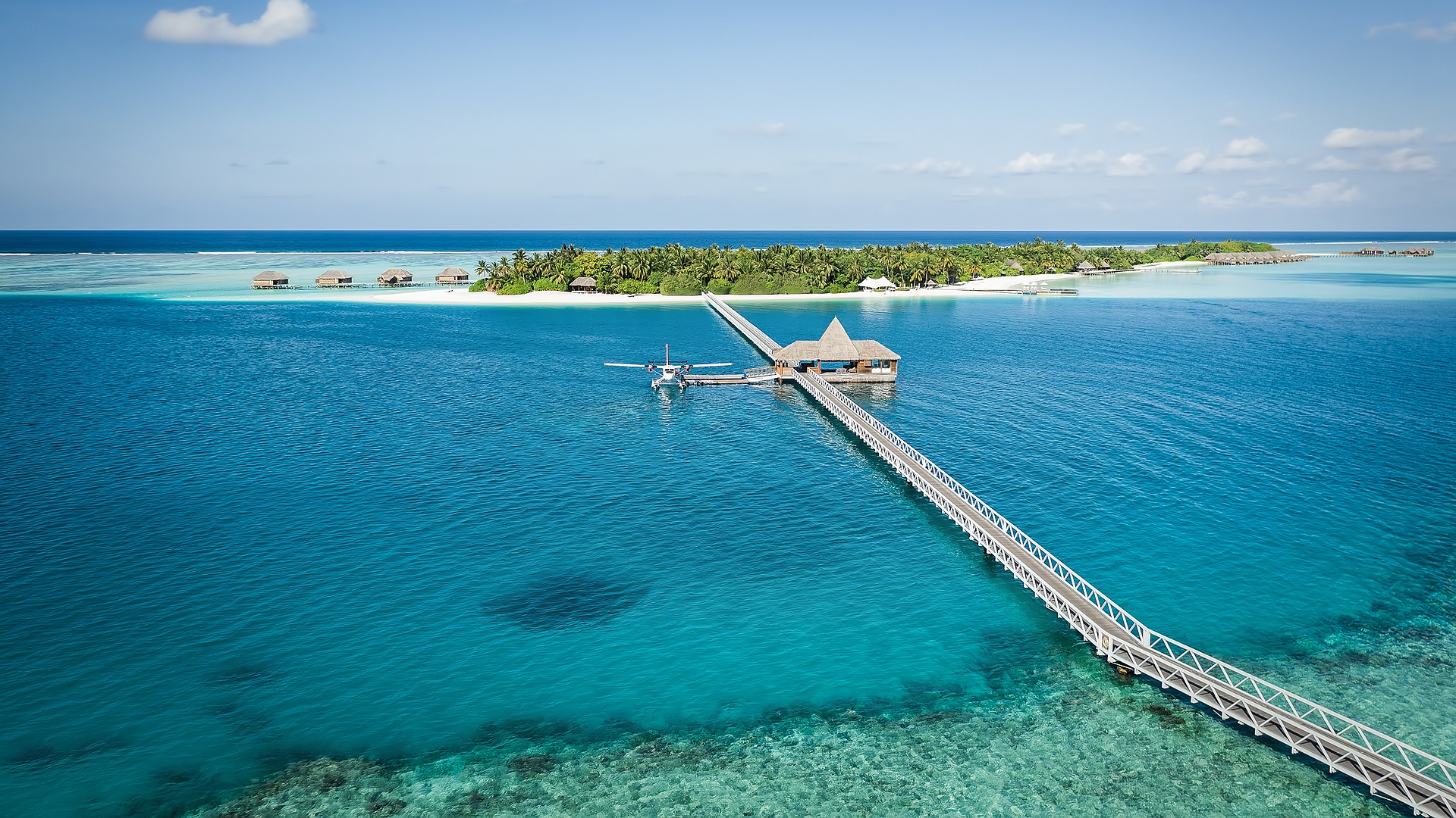 Conrad Maldives Rangali Island resort walkway