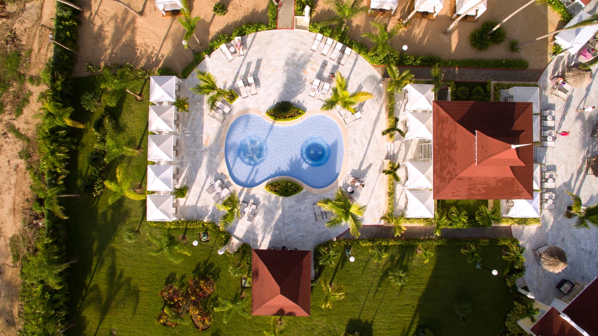 Bahia Principe Luxury Bouganville hotel aerial view