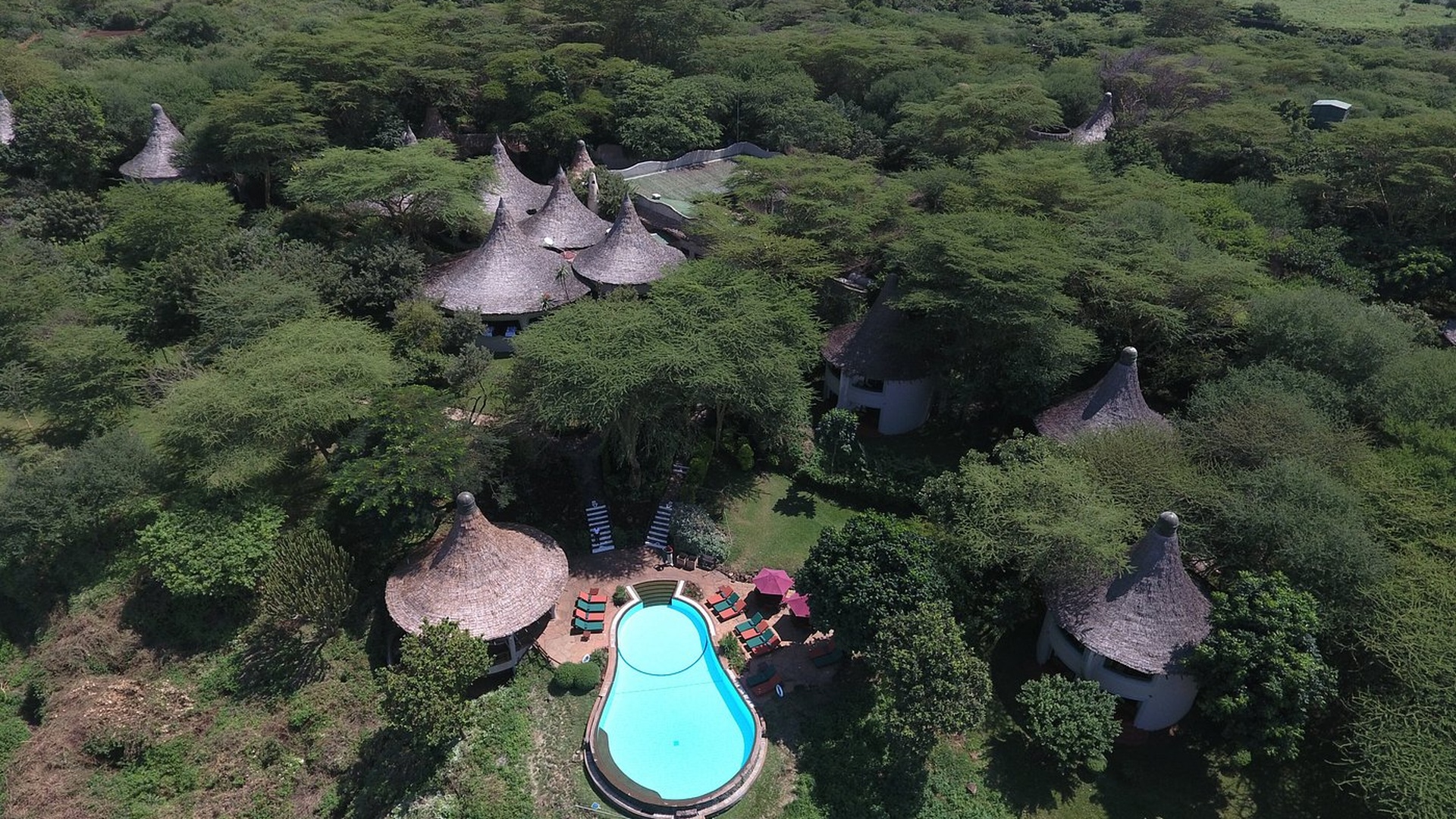 Lake Manyara Serena Safari Lodge, located in Tanzania