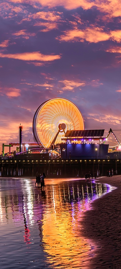 Iconic Santa Monica Pier in Santa Monica