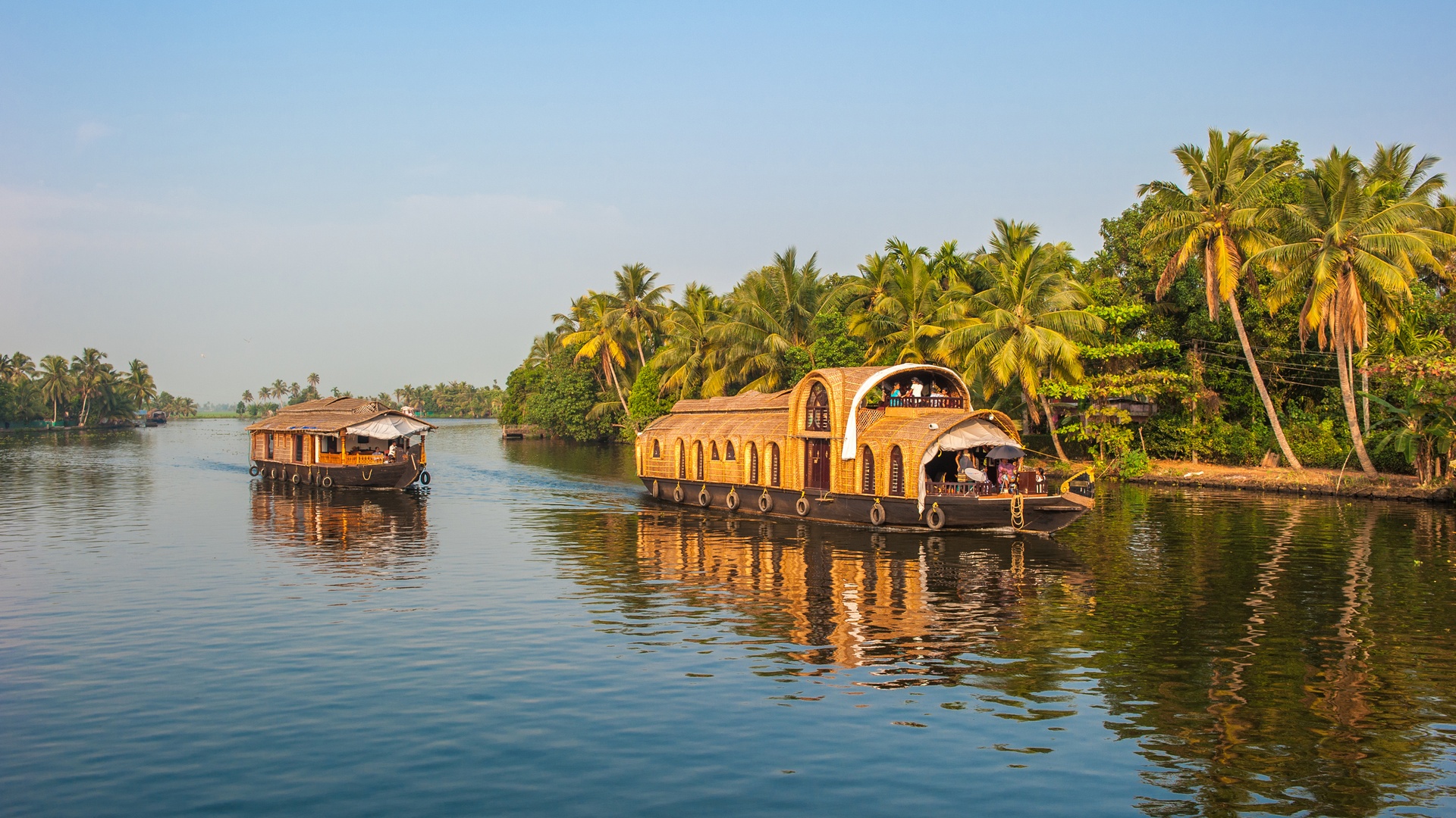 Houseboats in Kerala
