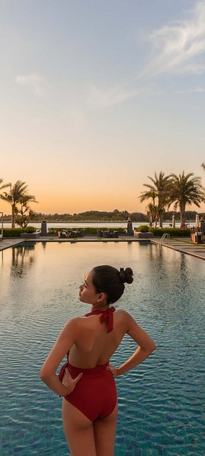 swimming pool at the Mia Saigon Luxury Boutique Hotel