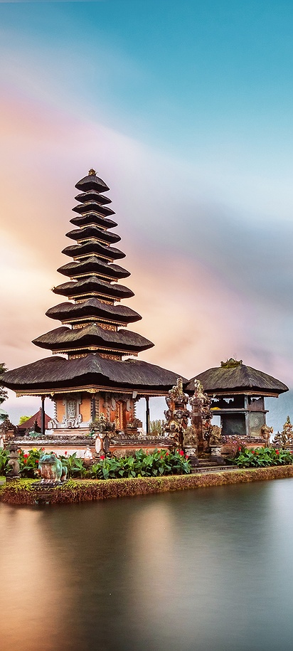 the Pura Ulun Danu Bratan temple