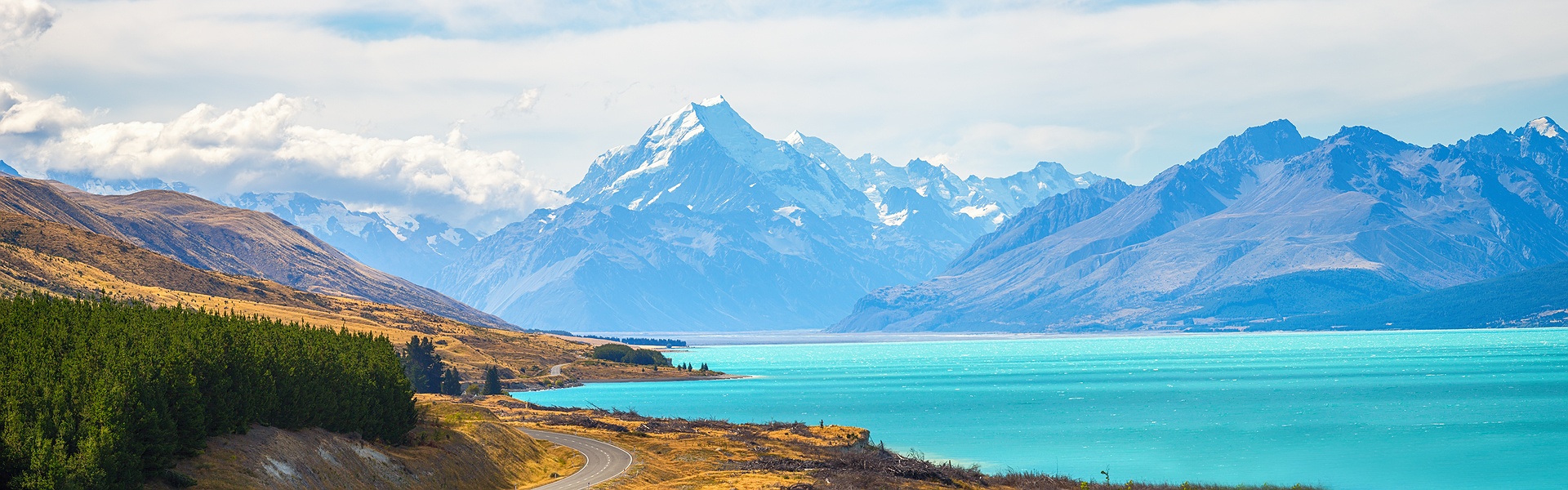 New Zealand's South Island view
