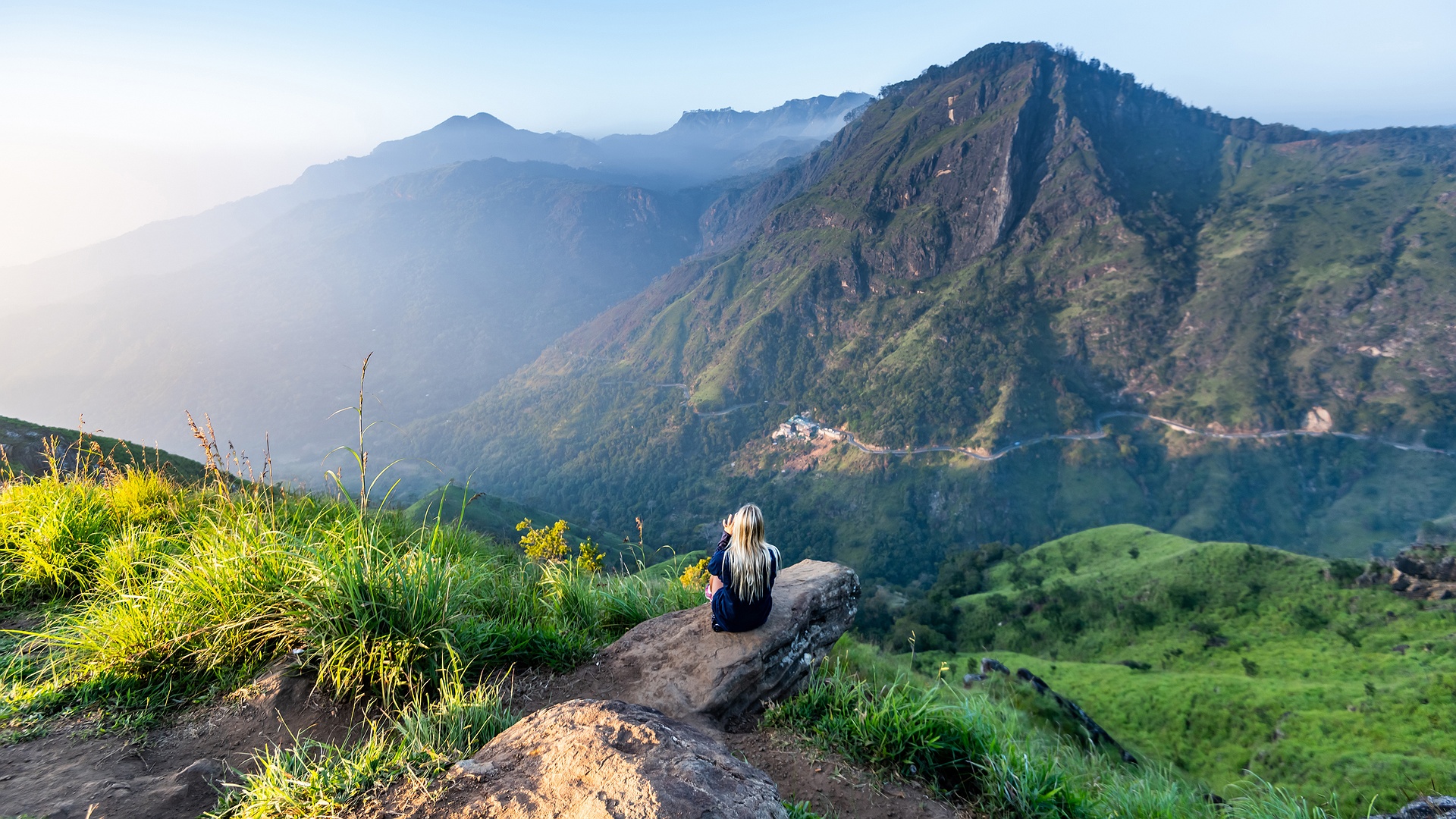 Adam's Peak in Ella, Sri Lanka