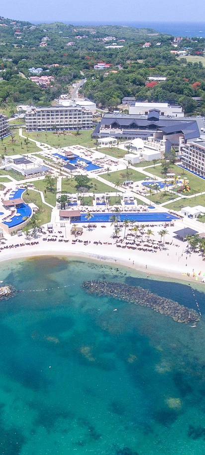 Royalton Saint Lucia aerial view