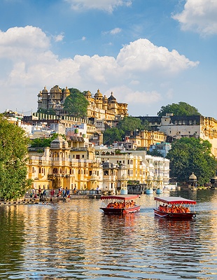 City Palace in Udaipur-Rajasthan, India