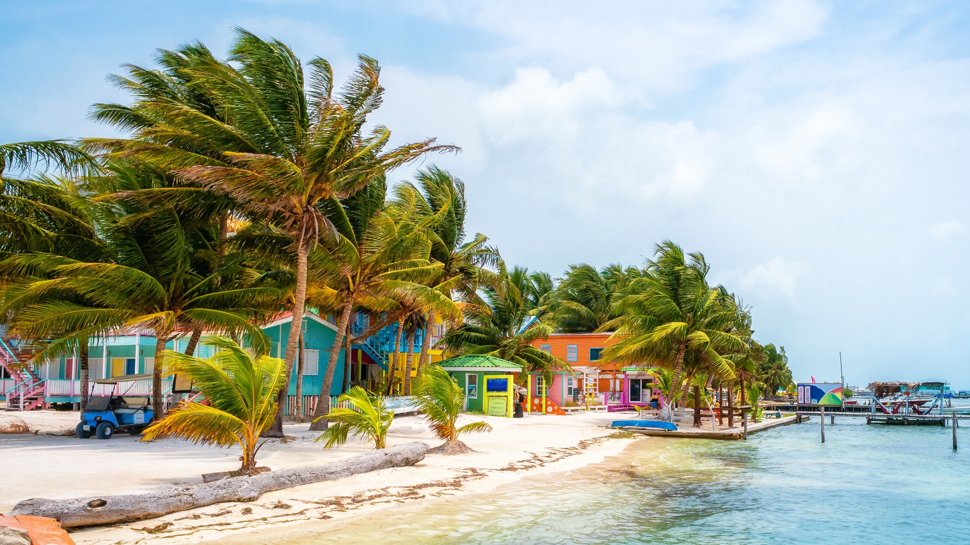 the laid-back island of Caye Caulker, Belize