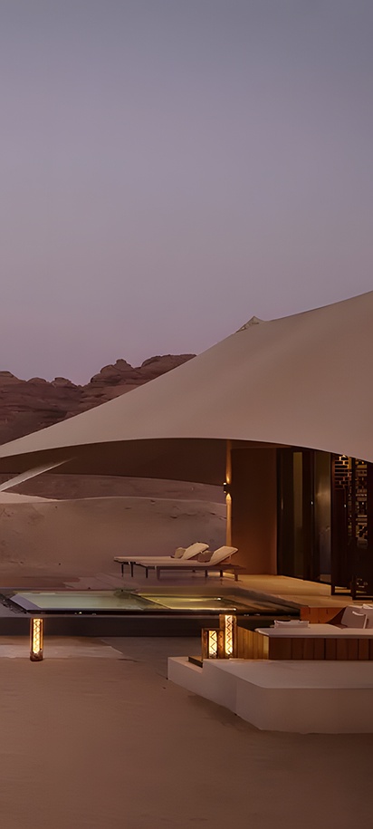 the Banyan Tree AlUla resort